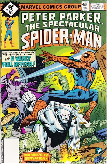 Spectacular Spider-Man (1976) issue 25-B Whitman Cover