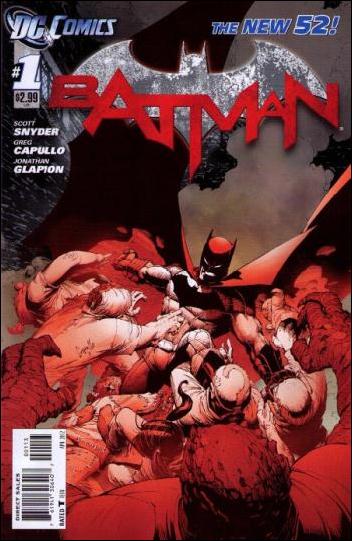 Batman (2011) issue 1-E Greg Capullo Red Logo Cover (3rd Printing)