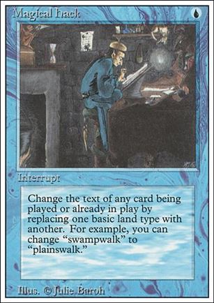 Magic the Gathering: Revised (Base Set) card 65 Magical Hack