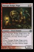 Magic the Gathering: Commander (Base Set) card 195 Duergar Hedge-Mage