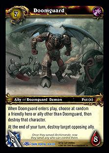 World of Warcraft: Through the Dark Portal (Base Set) card 104 Doomguard