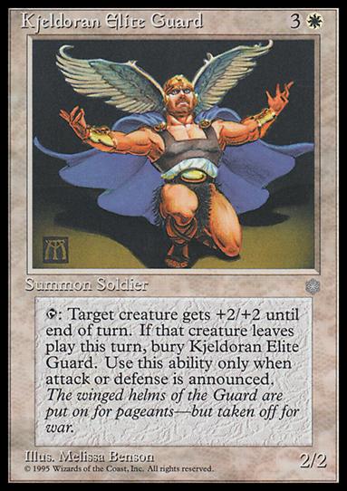Magic the Gathering: Ice Age (Base Set) card 34 Kjeldoran Elite Guard