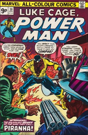 Power Man issue 30-C UK Price Cover
