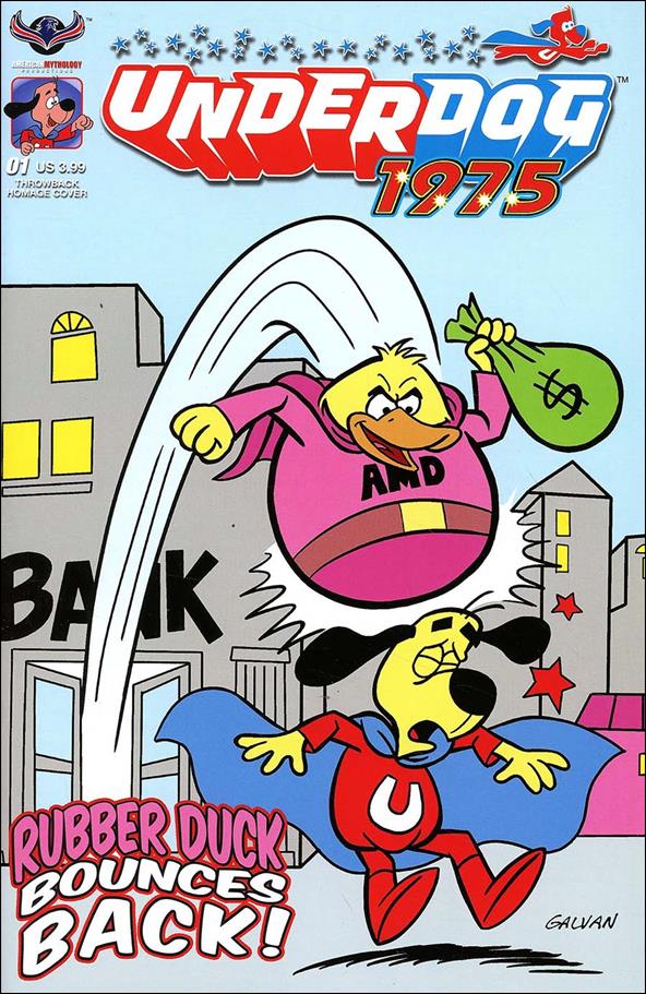 Underdog 1975 issue 1-B Bill Galvan Homage Cover