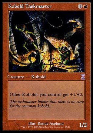 Magic the Gathering: Time Spiral (Timeshifted Subset) card 65 Kobold Taskmaster