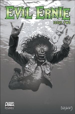 Evil Ernie (2021) issue 2-D Arthur Suydam 1:20 Black & White Cover