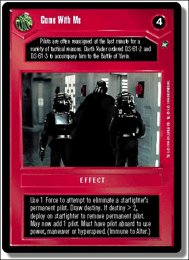 Star Wars: A New Hope Limited (Base Set) card 37 Come With Me