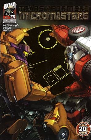 Transformers: Micromasters issue 1-G Don Figueroa Gold Foil Cover