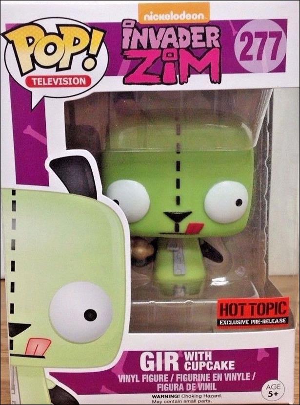POP! Television figure 277-B Gir With Cupcake (GITD) Hot Topic