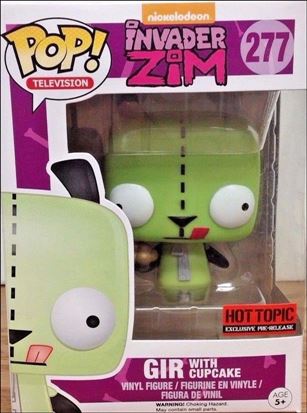 POP! Television figure 277-B Gir With Cupcake (GITD) Hot Topic