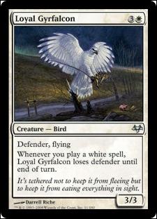 Magic the Gathering: Eventide (Base Set) card 11 Loyal Gyrfalcon