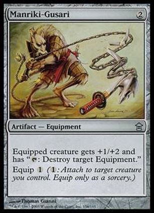 Magic the Gathering: Saviors of Kamigawa (Base Set) card 156 Manriki-Gusari