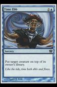 Magic the Gathering: 9th Edition (Base Set) card 107 Time Ebb