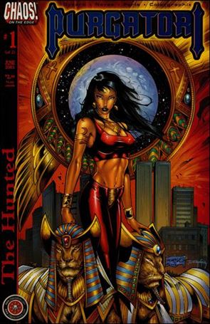 Purgatori: The Hunted issue 1-B Dynamic Forces Blue Foil Cover 1/250