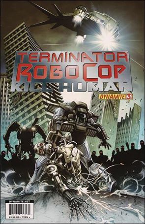 Terminator/Robocop: Kill Human issue 3-B Jonathan Lau Cover