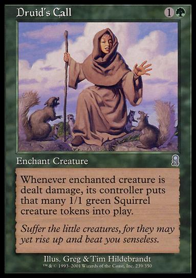 Magic the Gathering: Odyssey (Base Set) card 239 Druid's Call