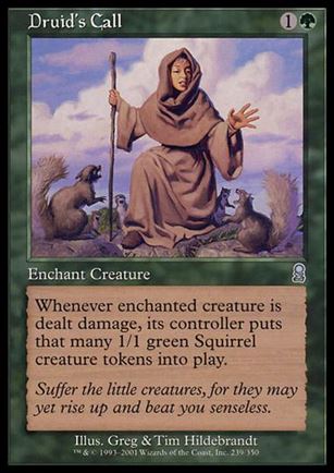 Magic the Gathering: Odyssey (Base Set) card 239 Druid's Call