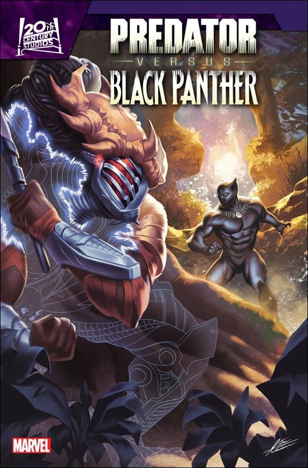 Predator vs. Black Panther issue 4-C Mateus Manhanini 1:25 Cover
