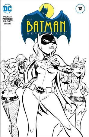 Batman Adventures (1992) issue 12-J Bruce Timm FanExpo Vancouver B&W Cover