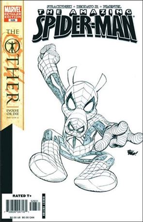 Amazing Spider-Man (1963) issue 528-C Mike Wieringo 1:36 Sketch Cover