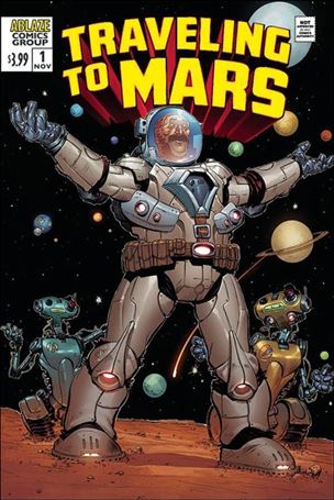 Traveling to Mars issue 1-D Brent McKee Cover