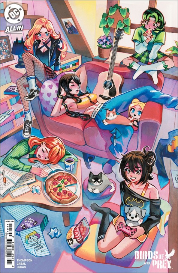 Birds of Prey (2023) issue 18-D Rian Gonzales 1:25 Cardstock Cover