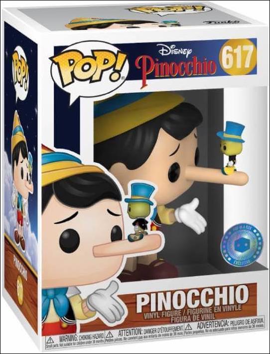 POP! Disney figure 617 Pinocchio (Lying) Pop In A Box