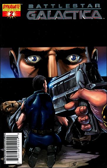 Battlestar Galactica (2006) issue 2-G Adriano Batista Cylon Foil Cover 1/450 with COA