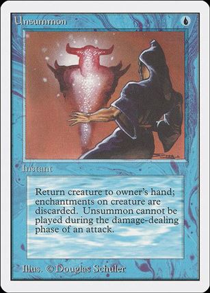 Magic the Gathering: Unlimited (Base Set) card 87 Unsummon