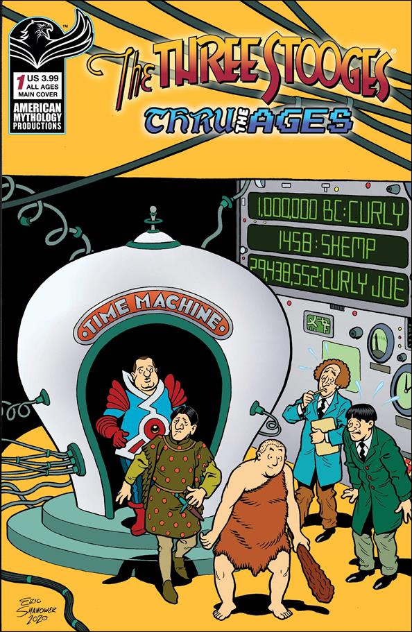 Three Stooges Thru the Ages issue 1 Eric Shanower Cover