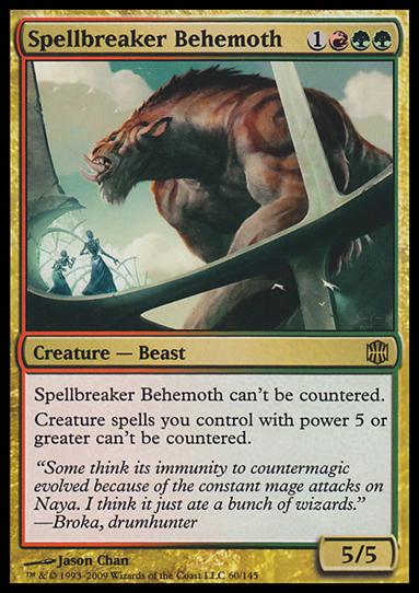 Magic The Gathering: Alara Reborn (Base Set) card 60 Spellbreaker Behemoth