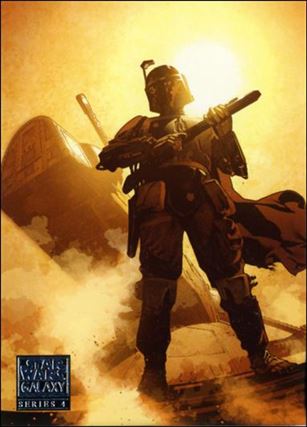 Star Wars Galaxy: Series 4 (Base Set) card 101 Boba Fett Unleashed