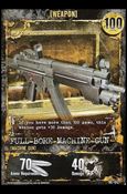 Resident Evil (Base Set) card WE-012 Full-Bore Machine Gun (Machine Gun)