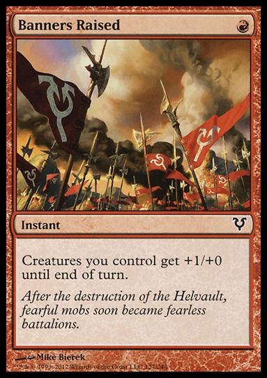 Magic the Gathering: Avacyn Restored (Base Set) card 127 Banners Raised