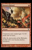 Magic the Gathering: Avacyn Restored (Base Set) card 127 Banners Raised