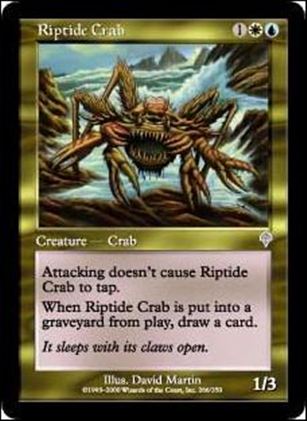 Magic the Gathering: Invasion (Base Set) card 266 Riptide Crab
