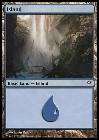 Magic the Gathering: Avacyn Restored (Base Set) card 233 Island