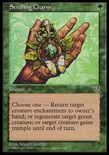 Magic the Gathering: Mirage (Base Set) card 240 Seedling Charm