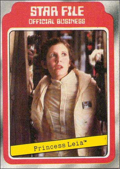 Star Wars: The Empire Strikes Back: Series 1 (Base Set) card 3 Princess Leia