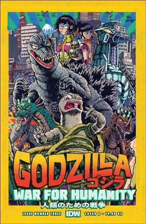 Godzilla: War for Humanity issue 3-B Jake Smith Cover