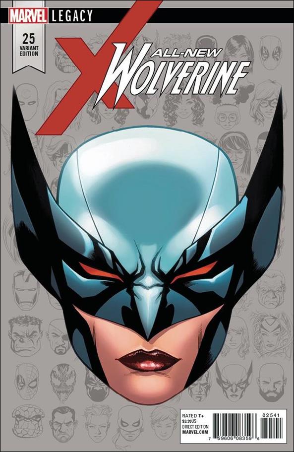 All-New Wolverine  issue 25-E Mike McKone 1:10 Headshot Cover