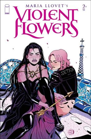 Violent Flowers (2024) issue 2 Maria Llovet Cover