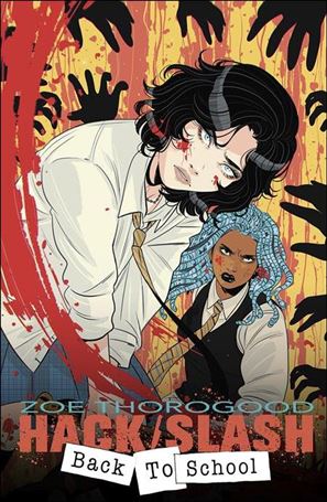 Hack / Slash: Back to School issue 3-B Luana Vecchio Cover