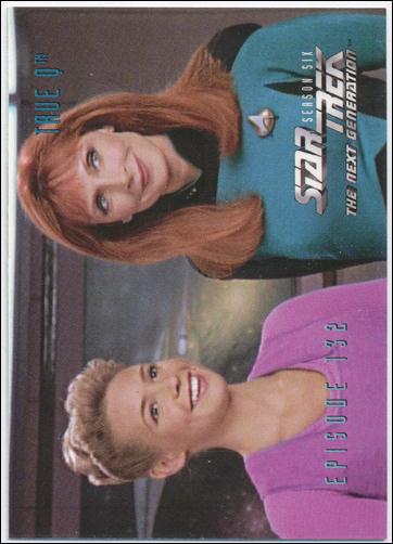 Star Trek: The Next Generation - The Episode Collection Season Six (Base Set) card 553 True Q, Episode 132A