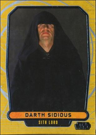 Star Wars Galactic Files (Base Set) card 8 Darth Sidious Sith Lord