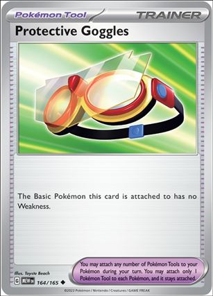 Pokemon: Scarlet & Violet - 151 (Base Set) card 164/165 Protective Goggles
