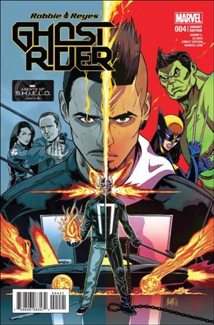 Ghost Rider (2017) issue 4-B Felipe Smith 1:25 Agents of S.H.I.E.L.D. Cover