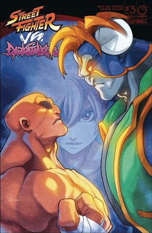 Street Fighter vs Darkstalkers issue 3 Edwin Huang Cover