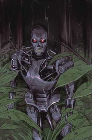 Terminator (2024) issue 1-M Joshua 'Sway' Swaby 1:15 Foil Virgin Cover