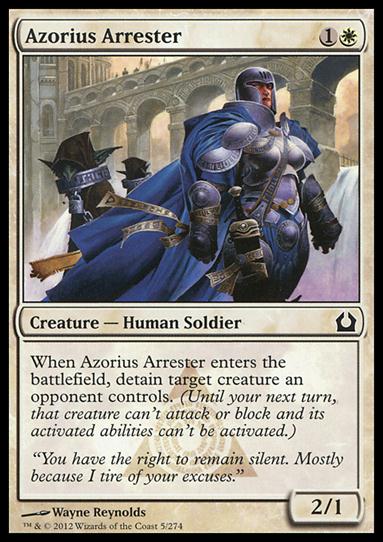 Magic the Gathering: Return to Ravnica (Base Set) card 5 Azorius Arrester